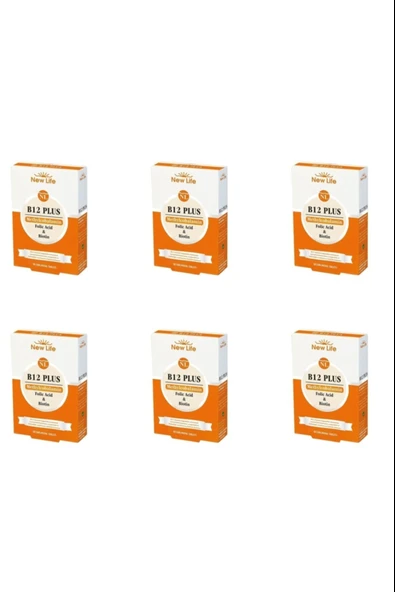 New Life B12 Plus 60 Tablet 6 Adet ürün görseli