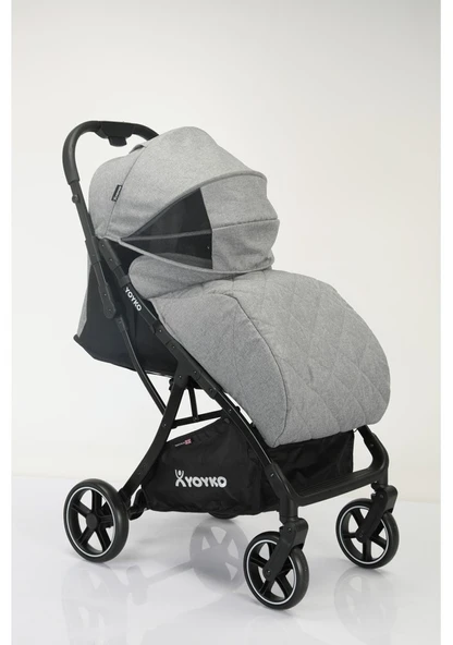 Yoyko Max Kabin Boy Tek Elle Otomatik Katlanan Pratik Autofold Bebek Arabası - Resim 3