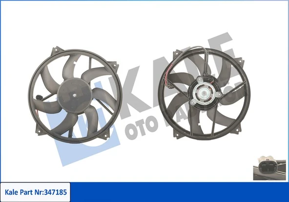 KALE 347185 FAN MOTORU BERLINGO-C4-DS5-JUMPY-307-308-5008-PARTNER TEPEE-PARTNER BOX 1253.K4 ürün görseli 1