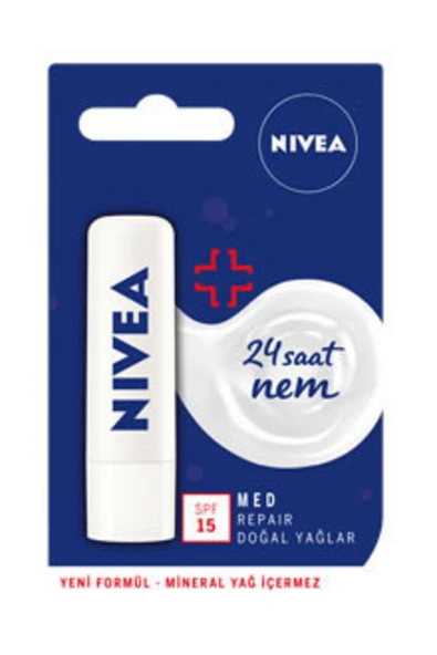NIVEA Med Repair Dudak Bakim Stick 4,8 g ürün görseli 1