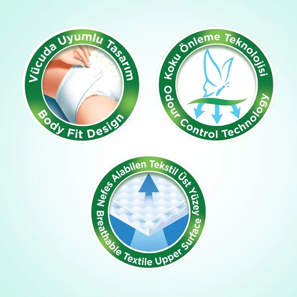 EVONY Yetişkin Bezi X-Large 8 Adet - Resim 2