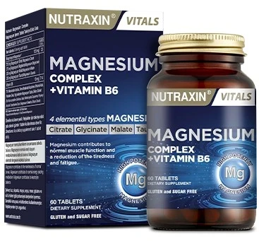 Nutraxin Magnezyum Complex 60 Tablet ürün görseli