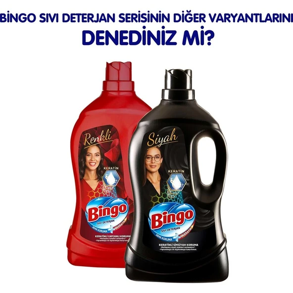 Bingo Onaran Koruma Sıvı Bakım Çamaşır Deterjanı 4 L - Resim 8