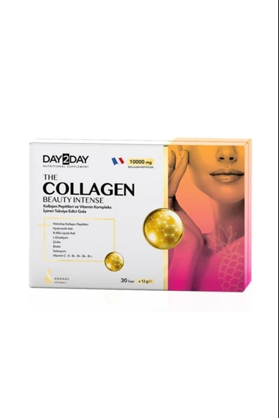 Day2Day The Collagen Beauty Intense 30 Saşe - Ananas Aromalı - Resim 2