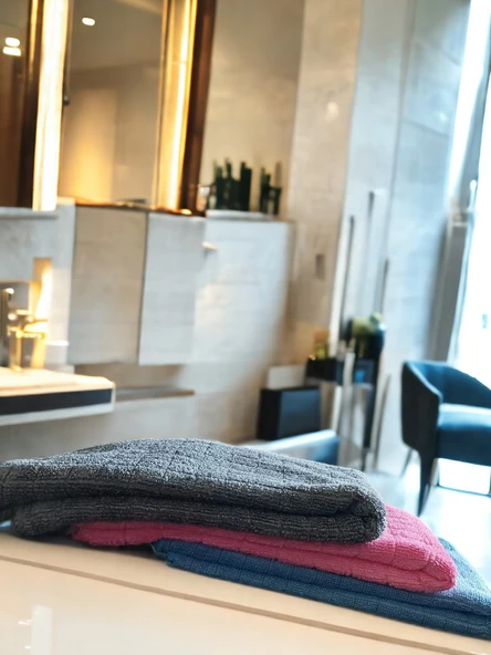 Technow Misclean Mikrofiber Mutfak Temizlik Bezi 40*40 cm 3 Renk (3 Adet) - Resim 4