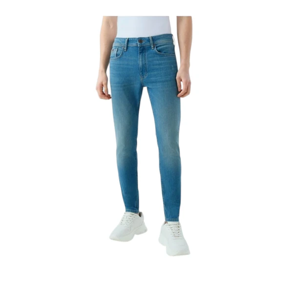 Erkek Justin Skinny Fit Jean Pantolon - Resim 3
