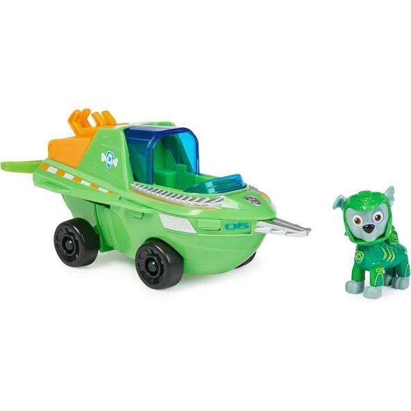 44672 SUN-SPM-FİGÜR SET PAW PATROL AQUA TEMALI ARAÇ ROCKY ürün görseli