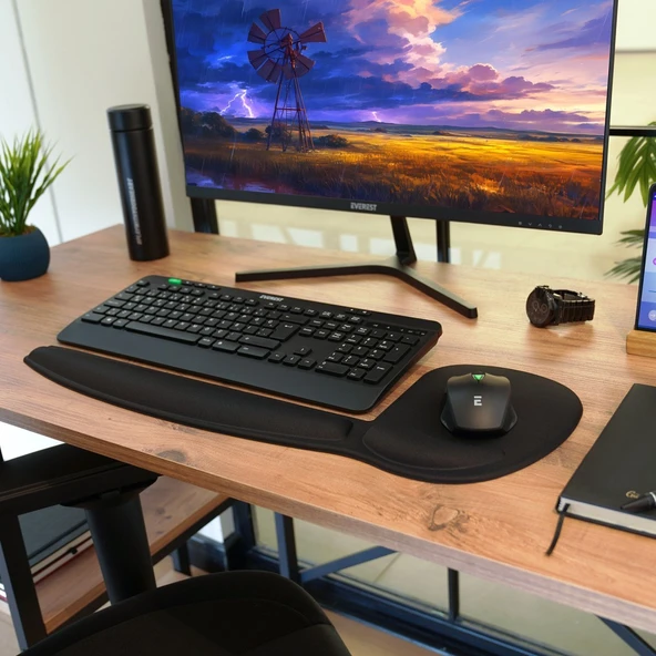 Addison FlexiPad 2 in 1 Ergonomik Klavye Bilek Dayama Pedi ve Mouse Pad - Resim 2