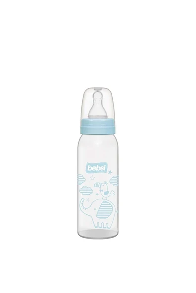BEBSİ 244 Klasik Pp Biberon 250 ml Mavi ürün görseli 1