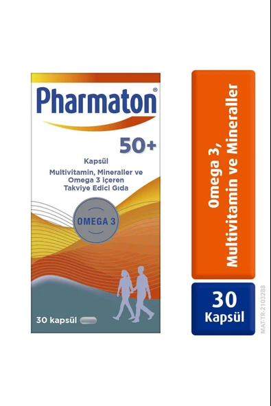 Pharmaton 50 Plus 30 Kapsül ürün görseli