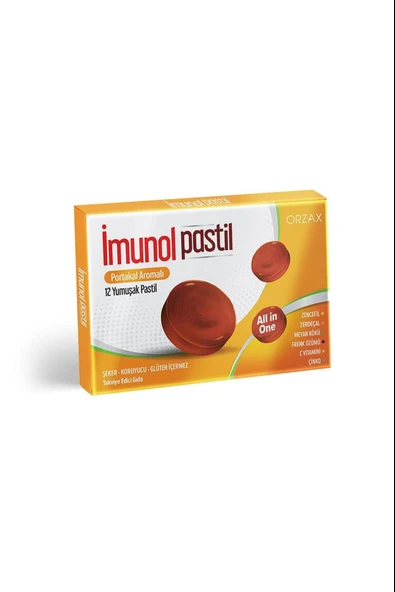 İmunol Pastil Portakal 12li - Resim 2
