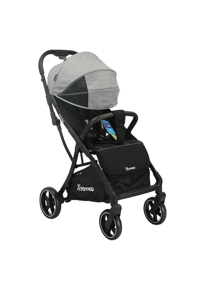 Yoyko Max Kabin Boy Tek Elle Otomatik Katlanan Pratik Autofold Bebek Arabası - Resim 7