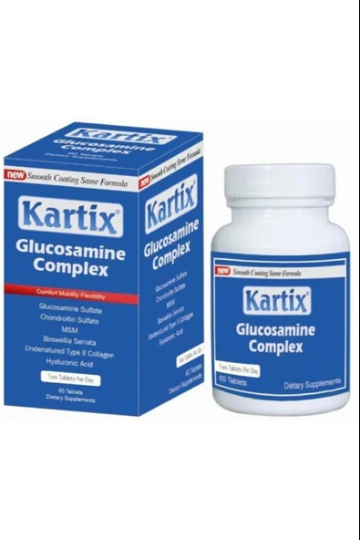 Kartix Glucosamine Complex 60 Tablet ürün görseli
