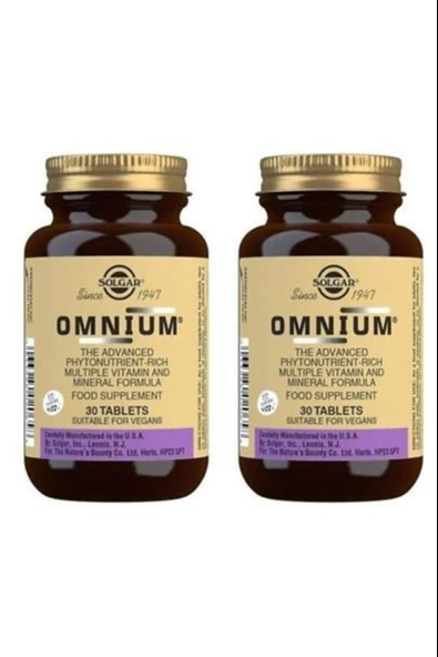 Solgar Omnium 30 Tablet 2 Adet ürün görseli