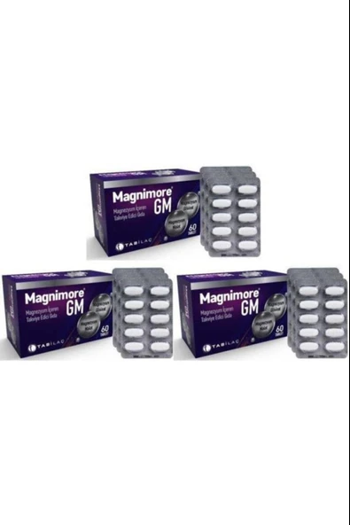 Magnimore Gm 60 Tablet 3 Adet ürün görseli