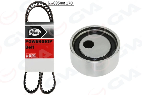 GVA 59T1411 EKSANTRİK GERGİ KİTİ RENAULT CLIO I 90>98 R19 88>95 MEGANE I 96>99 095x170 1.2-1.4-1.6 7701472726-7701469833-1307700QAD ürün görseli 1