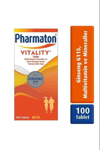 Pharmaton Vitality 100 Tablet ürün görseli