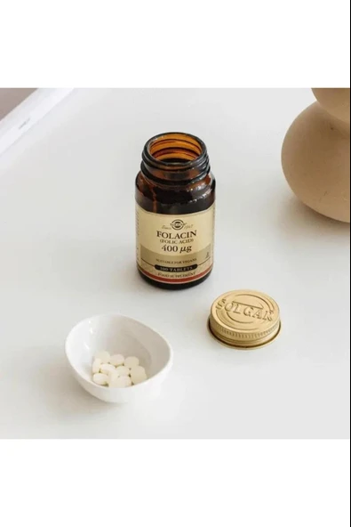 Solgar Folacin 400 mcg 100 Tablet - Resim 6
