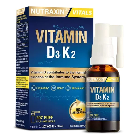 Nutraxin Vitamin D3K2 30 ml ürün görseli