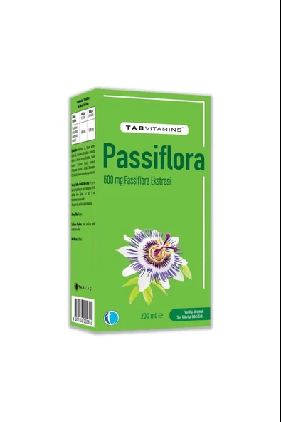 Tabvitamins Passiflora 200 ml ürün görseli