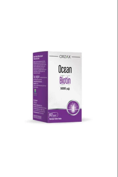 Ocean Biotin 5000 Mcg 60 Kapsül ürün görseli