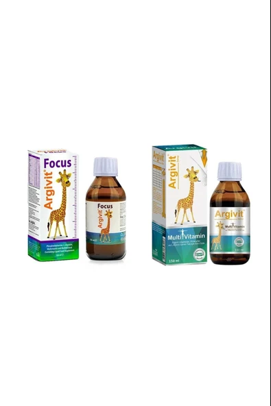 Argivit Multivitamin 150 Ml Şurup + Argivit Focus 150 ml ürün görseli
