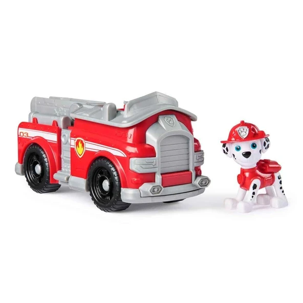37397 SUN-SPM-FİGÜR PAW PATROL TEMEL ARAÇLAR MARSHALL - Resim 2