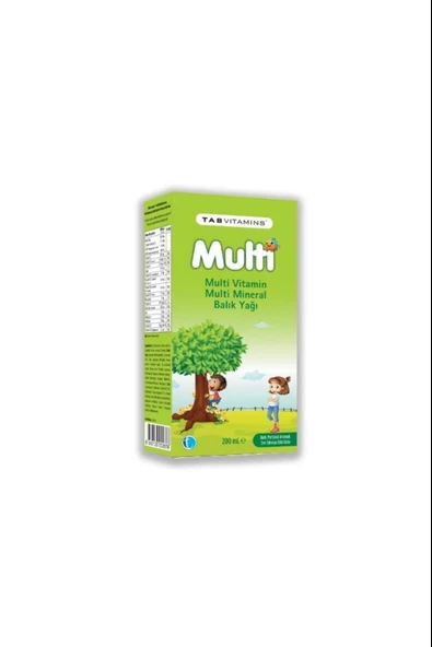 Tabvitamins Multi Balık Yağı 200 Ml ürün görseli
