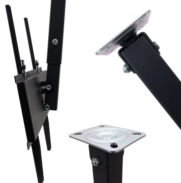 PM-42 LED/LCD/PLAZMA 70-90-110 CM AYARLANABİLİR GENİŞ 45 DERECE AÇILI TAVAN ASKI APARATI ( - Resim 2