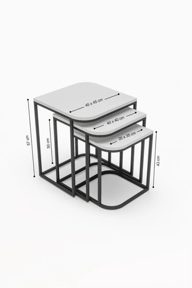 Askılık Duvar Elbise Askılığı Portmanto 80 Cm Beyaz Düz - Resim 3