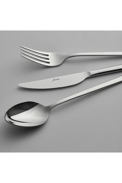 2001 84 Parça 12 Kişilik Çelik Çatal Kaşık Bıçak Takımı - Resim 4