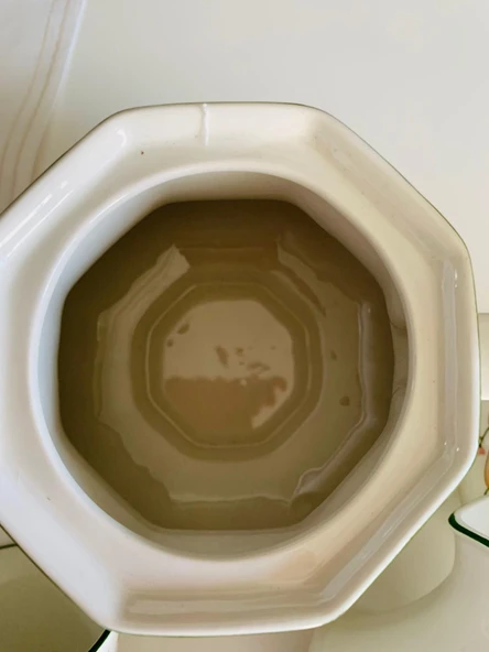 Vintage Johnson Brothers Eternal Beau Serisi Zarif Fiyonk ve Çiçek Desenli Porselen İngiliz Çay Seti - Resim 6