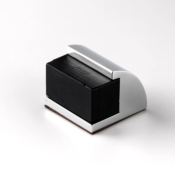 Yapışkanlı Kapı Stoperi Oval Metal Gümüş Krom Kauçuk Başlıklı Durdurucu Güçlü Yapışkanlı Tampon - Resim 6