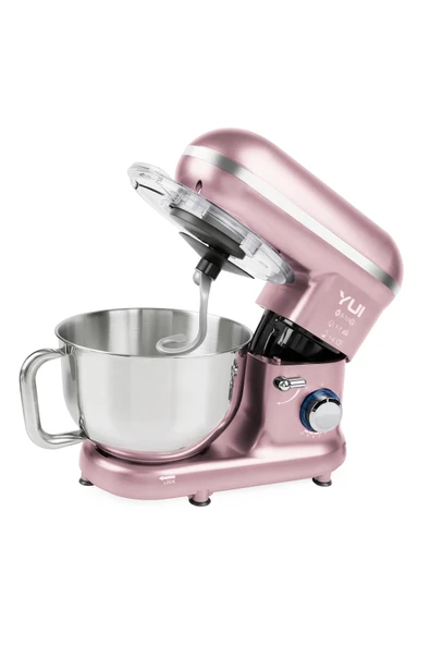M108 Easy Chef Hamur Yoğurma Makinesi Stand Mikseri Rose Gold - Resim 4