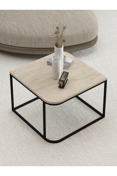 Orta Sehpa Ve Zigon Yan Sehpa Flora Set Atlantik Çam ürün görseli