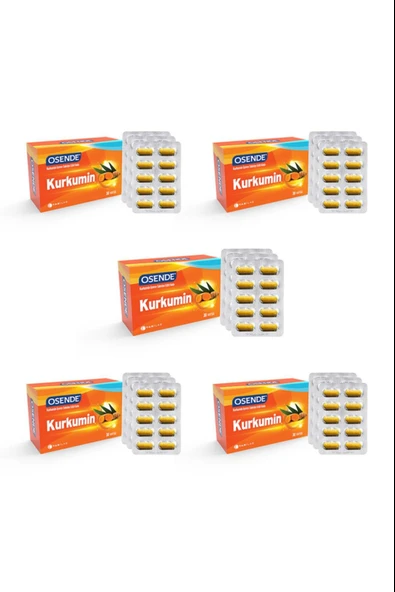 Osende Kurkumin 30 Kapsül 5 Adet ürün görseli