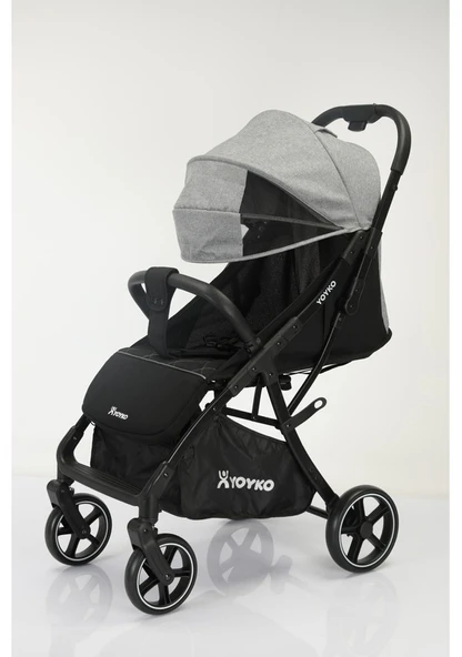 Yoyko Max Kabin Boy Tek Elle Otomatik Katlanan Pratik Autofold Bebek Arabası - Resim 10