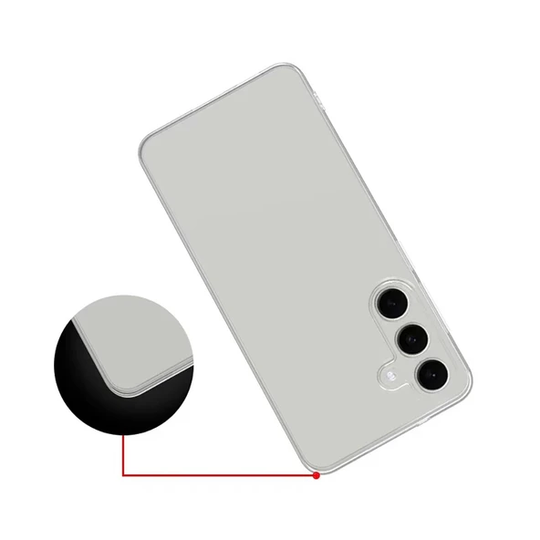 Samsung Galaxy S25 FE Uyumlu Kılıf Pürüzsüz Süper Silikon Kapak - Resim 4