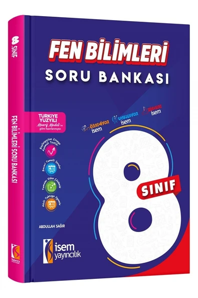 İsem Yayıncılık 8 Sınıf Fen Bilimleri Soru Bankası ürün görseli