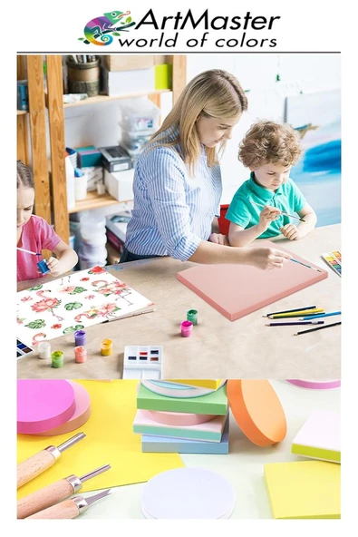 Linol Oyma Seti 19 Parça 1 Paket ve Kretuar Bıçak Seti Ahşap Saplı Oyma Kesme Bıçak Seti Linol Bıçaklı Linolyum Baskı - Resim 5