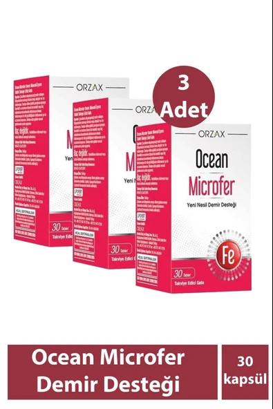 Ocean Microfer 30 Tablet 3 Adet ürün görseli