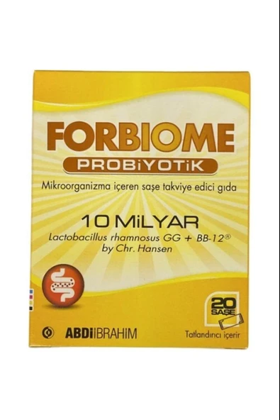 Forbiome 10 Milyar Probiyotik 20 Saşe ürün görseli