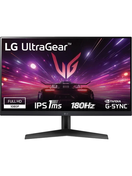 LG UltraGear 24GS60F-B 23.8" 1 ms Full HD IPS 180 Hz Oyuncu Monitörü ürün görseli