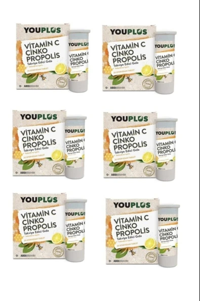 Youplus 20 Efervesan Tablet 6 Adet ürün görseli