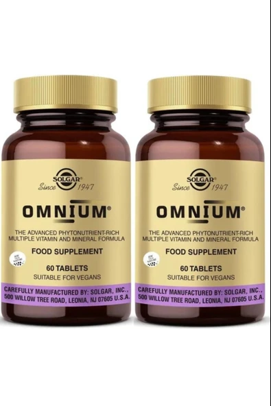 Solgar Omnium 60 Tablet 2 Adet ürün görseli