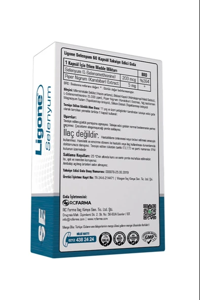 Ligone Selenyum 60 Kapsül - Resim 2