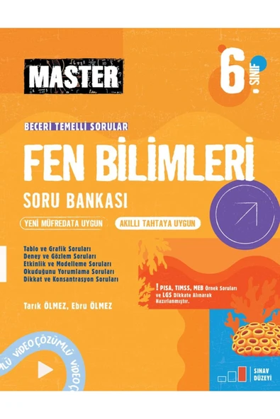 6. SINIF MASTER FEN BİLİMLERİ MAARİF MODEL 2026 ürün görseli 1