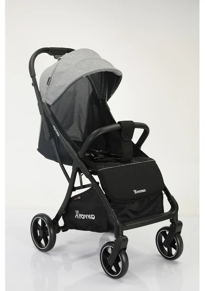 Yoyko Max Kabin Boy Tek Elle Otomatik Katlanan Pratik Autofold Bebek Arabası - Resim 8