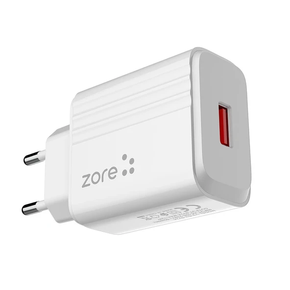 Zore Play Serisi PL1 Type-C 2in1 Seyahat Şarj Aleti 12W - Resim 4