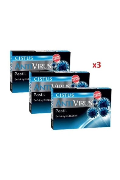 Cistus Antivirus Pastil 10 Adet 3 Adet ürün görseli